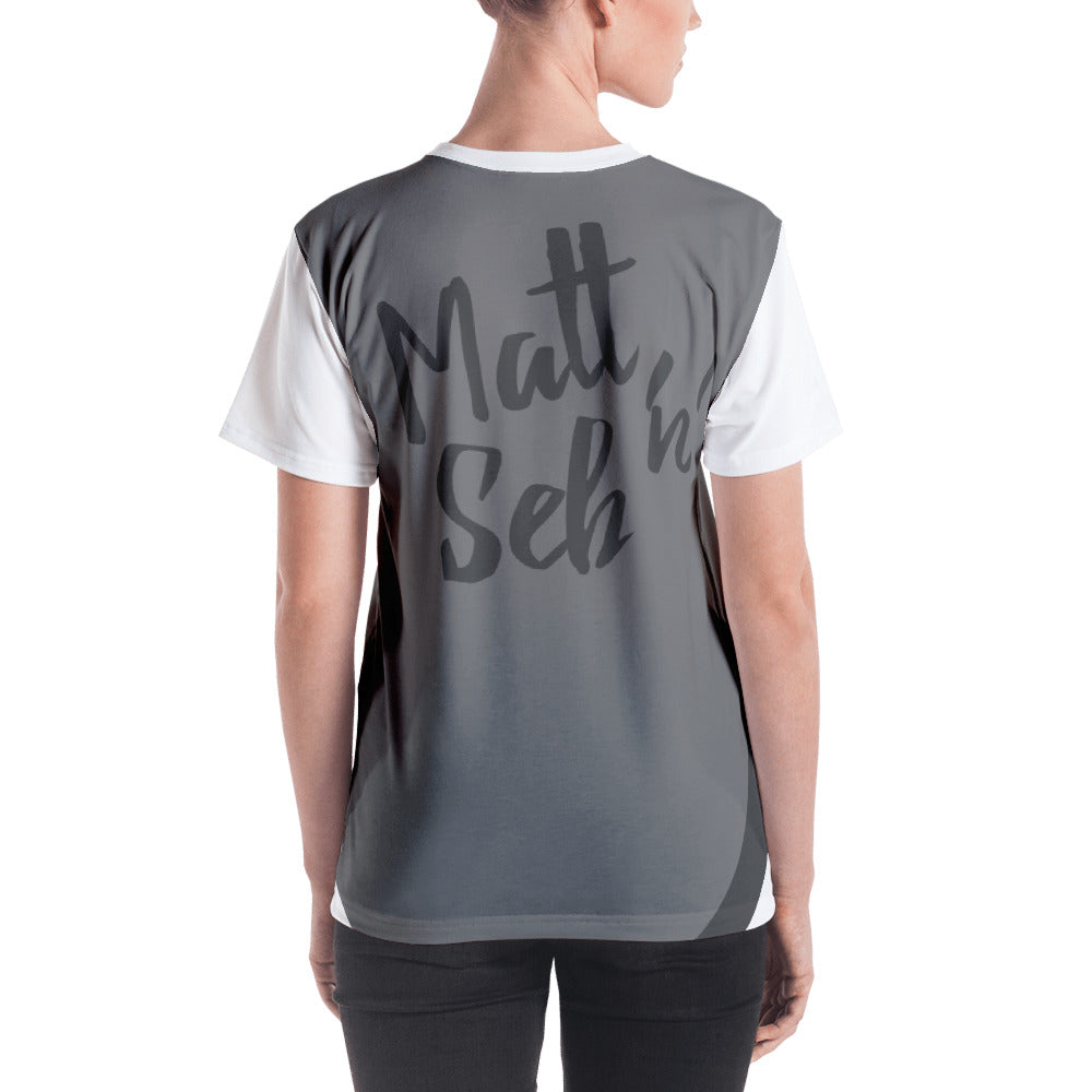 Camper Van all over women's T-shirt - Matt 'n' Seb