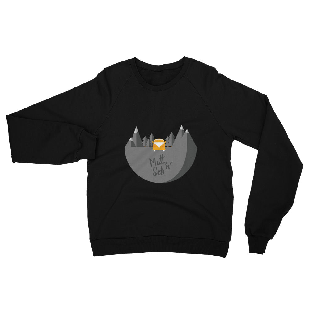 Unisex California Fleece Raglan Sweatshirt - Matt 'n' Seb
